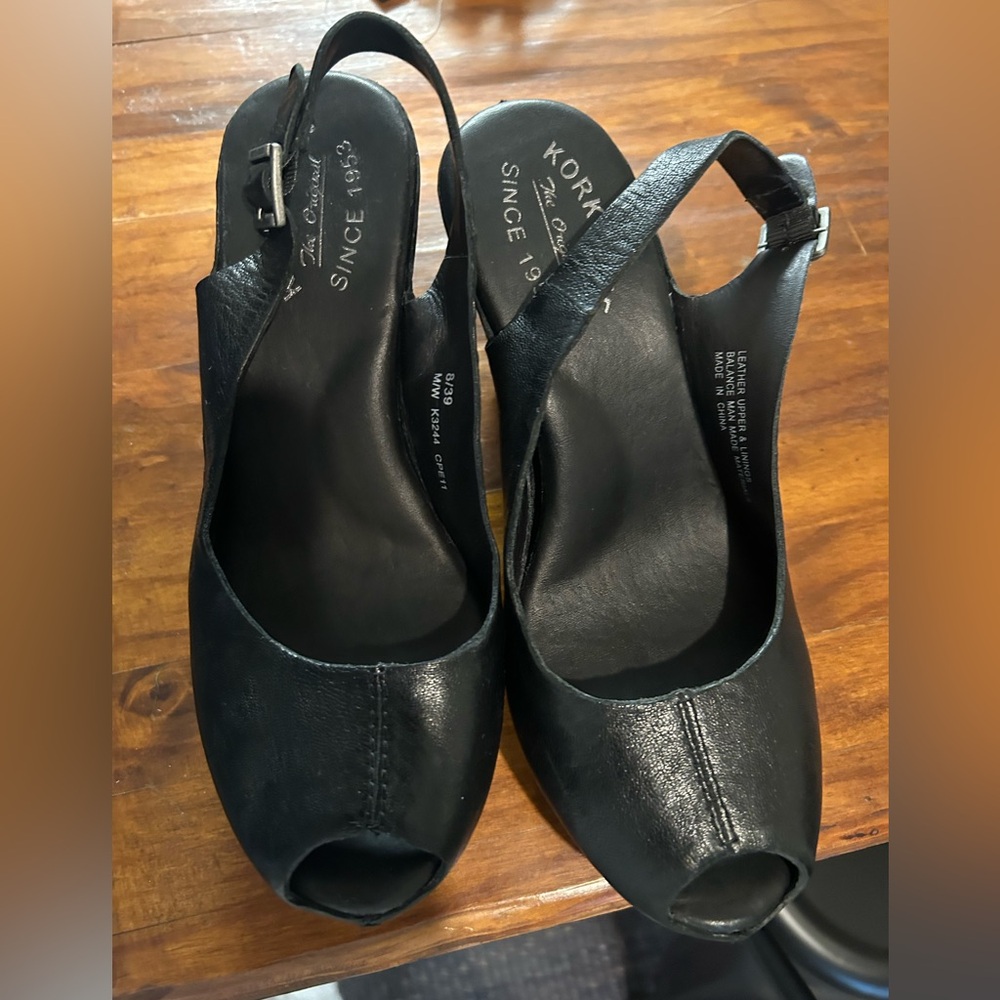 Kork-Ease wedge sandals.
